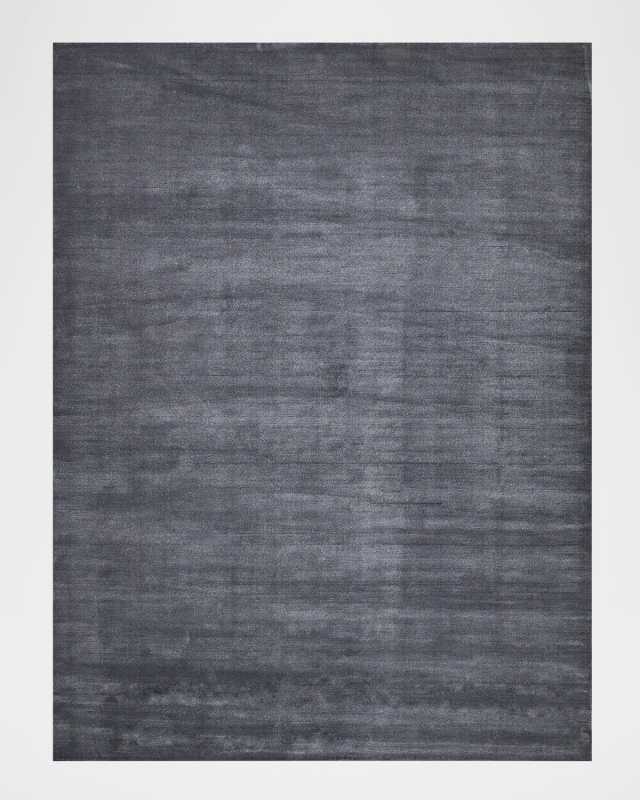 Velutto Hand-Loomed Gray Rug, 4' x 6'
